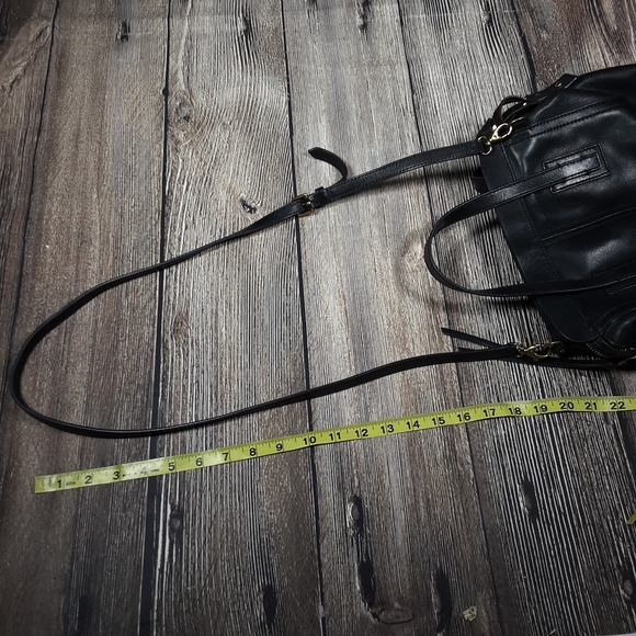 Fossil black leather bag with shoulder strap - Picture 5 of 5